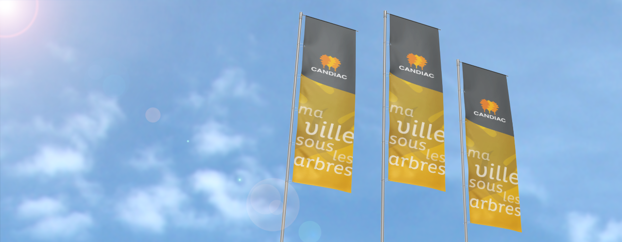 Drapeaux promo et Oriflammes